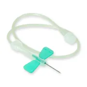 Set fluture de siguranță cu ac scalp venos 21G Luer Lock, steril (cutie 100 buc)