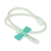 Set fluture de siguranță cu ac scalp venos 21G Luer Lock, steril (cutie 100 buc)
