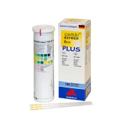 Benzi test urinare CombiScreen 5SYS Plus – 5 parametri cu protecție acid ascorbic (cutie 100 buc)