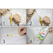 Benzi test urinare CombiScreen 5SYS Plus – 5 parametri cu protecție acid ascorbic (cutie 100 buc)