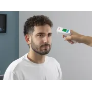 Termometru cu infraroșu fără contact GIMATEMP, 4 moduri de măsurare, alarmă color (1 buc)