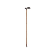 Baston pliabil din aluminiu culoare cafea, reglabil 80–90 cm