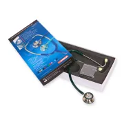 Stetoscop dual Classic cu capsula din oțel inoxidabil, verde închis (1 buc)