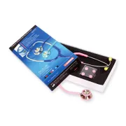 Stetoscop dual Classic cu capsula din oțel inoxidabil, roz (1 buc)