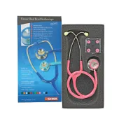 Stetoscop dual Classic cu capsula din oțel inoxidabil, roz (1 buc)