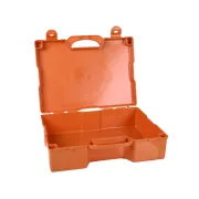 Cutie din plastic goală 460 × 345 × 145 mm cu închidere cu clips