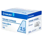 Seringi sterile Terumo fără ac 2,5 ml, Luer Lock concentric (cutie 100 buc)