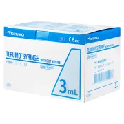 Seringi sterile Terumo fără ac 3 ml, Luer Lock concentric (cutie 100 buc)