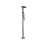 Baston pliant cu lumini LED și bază pivotantă antiderapantă, negru