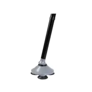 Baston pliant cu lumini LED și bază pivotantă antiderapantă, negru