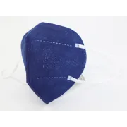 Mască de protecție respiratorie FFP2 fără supapă, albastră, cu elastic pentru urechi (cutie 20 buc)