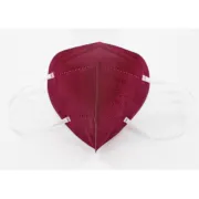 Mască de protecție respiratorie FFP2 fără supapă, burgundy, cu elastic pentru urechi (cutie 20 buc)
