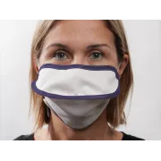 Mască chirurgicală reutilizabilă Mycroclean Adult BFE 99,8% fără agrafă nazală, alb-albastru (1 buc)