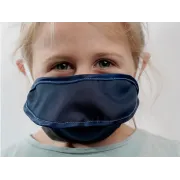 Mască chirurgicală reutilizabilă Mycroclean Kid BFE 99,8% pentru copii 6-9 ani albastru-albastru (1 buc)