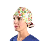 Căciulă chirurgicală din bumbac cu model flamingo, mărimea M (1 buc)
