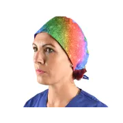 Căciulă chirurgicală din bumbac cu model strălucitor Funny Cap Bright, mărimea M (1 buc)