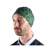 Bonetă chirurgicală din bumbac Funny Cap - model Chemical - mărimea M (1 buc)
