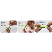 Lancete de siguranță automate rotunde 26G, adâncime 1,8 mm, flux sanguin mediu (cutie 100 buc)