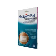 Pansament adeziv steril 3M Medipore + Pad 10 × 15 cm (cutie 5 buc)