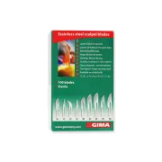 Lame bisturiu chirurgicale GIMA nr. 11 din oțel inoxidabil, sterile (cutie 100 buc)
