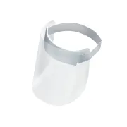 Ecran facial de protecție rabatabil din policarbonat, vizor transparent, clasa II