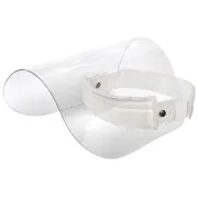 Ecran facial de protecție rabatabil din policarbonat, vizor transparent, clasa II