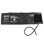 Manșetă Premium pentru adulți cu vezică cu un tub, gri închis, 54 × 15 cm (1 buc)