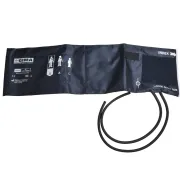 Manșetă pentru tensiune arterială cu 2 tuburi, adult large obez, albastru, 62 × 17,5 cm (1 buc)