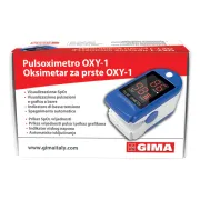 Pulsoximetru de deget OXY-1 cu afișaj LED pentru saturație oxigen și puls (1 buc)
