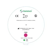Filtru de hârtie de unică folosință Ø 18,6 cm cu indicator de abur pentru containere de sterilizare (cutie 100 buc)