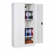 Fiset metalic, 2 usi, 4 polite, 40 kg/polita, 800x350x1800mm, gri, A152 B4U