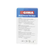 Benzi test glicemie pentru glucometrul Gima (cutie 25 buc)