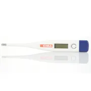 Termometru digital Gima cu afișaj în grade Fahrenheit, interval 89,6–107,6°F, măsurare în 60 secunde