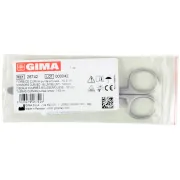 Foarfece chirurgicale curbe cu vârfuri tocite din oțel inoxidabil 14,5 cm
