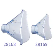 Mască facială pediatrică fără elastic, compatibilă cu nebulizatoare (1 buc)