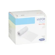 Bandaj adeziv extensibil Hypor-Plast 10 m × 10 cm, alb, non-woven (1 buc)