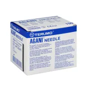 Ace hipodermice sterile Terumo Agani 22G × 1¼″ – 0,7 × 32 mm, negre (cutie 100 buc)