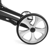 FUTURO - cadru de mers cu 4 roți din fibră de carbon ultraușor, negru