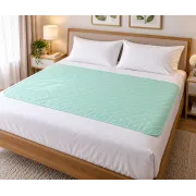 Aleza impermeabila reutilizabila pentru pat dublu, 85 x 160 cm, calitate premium, rezistența pana la 300 de spălări