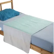 Aleza absorbanta premium cu aripi fixare pentru pat de o persoana , reutilizabilă pana la 300 de spălări, dimensiune 90x85, Golden Protect