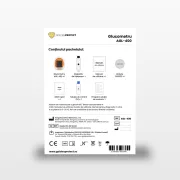 Kit glucometru Golden Protect + 100 de teste + 100 de lancete
