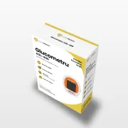 Kit glucometru Golden Protect + 100 de teste + 100 de lancete