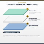 Aleză impermeabilă reutilizabilă 85 x 90 cm, absorbantă, cu 4 mânere pentru repoziționare