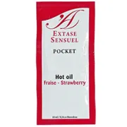 Ulei de masaj stimulant Extase Sensual cu aromă de căpșuni – 10 ml