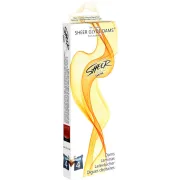 Barieră latex pentru sex oral Sheer Glyde Dams – Cola, 4 buc