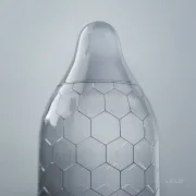 Prezervative LELO HEX – Structură Hexagonală, Cutie 3 buc