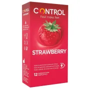 Prezervative Control Adapts cu Aromă de Căpșuni, 12 buc