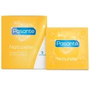 Prezervative Pasante Naturelle – set 3 bucăți