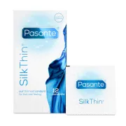 Prezervative Pasante Silk Thin — senzație naturală, 12 bucăți