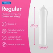 Prezervative Pasante Regular – cutie 144 bucăți